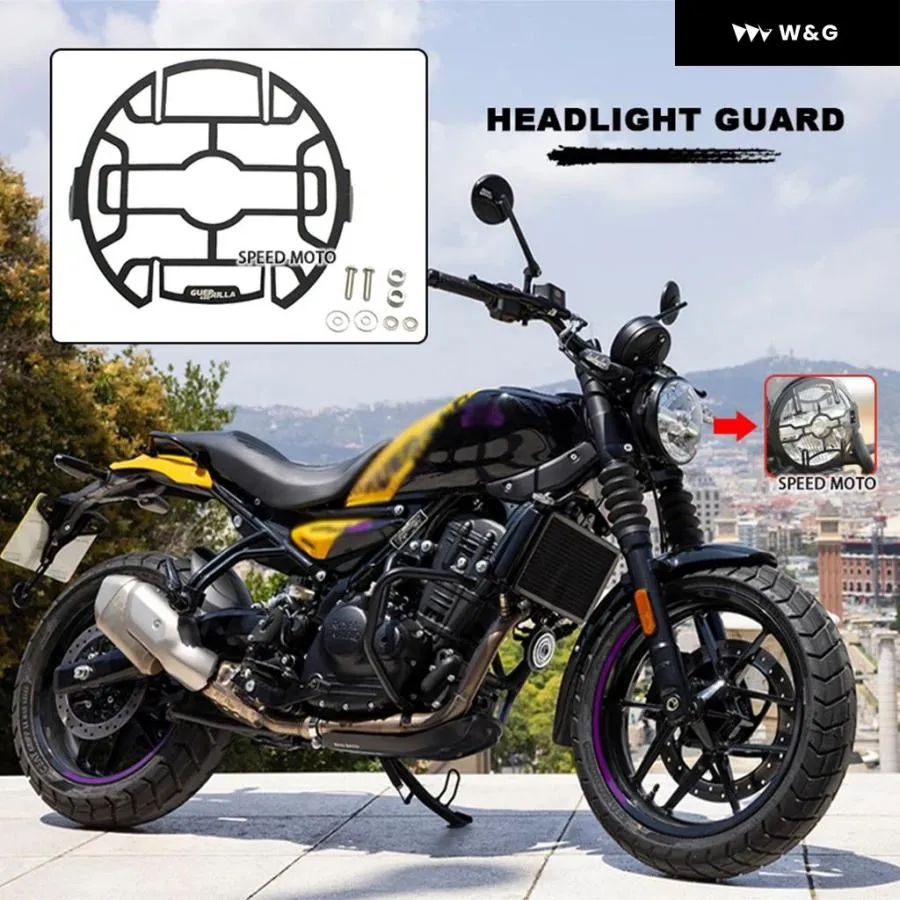 並行輸入品 2025 ヘッドライト ヘッドライト ガード プロテクター カバー グリル HIMALAYAN450 GUERRILL