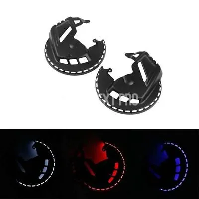 バイク用ブレーキローターカバー LEDリング ブラック マット ホンダ ゴールドウイング1800 gl1800 2001-2017 f6b 2013-2017  2014  2015  2016