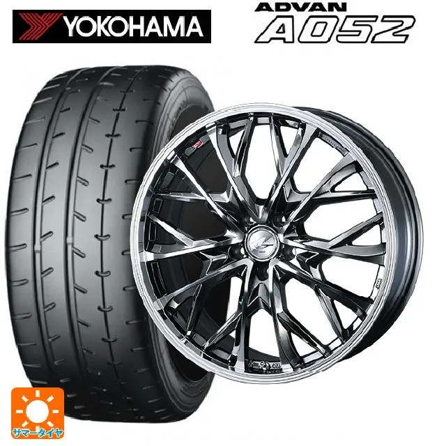 トヨタ GRヤリス(PA系)用 235/40R18 95Y XL ヨコハマ アドバン A052 正規品 レオニス MV