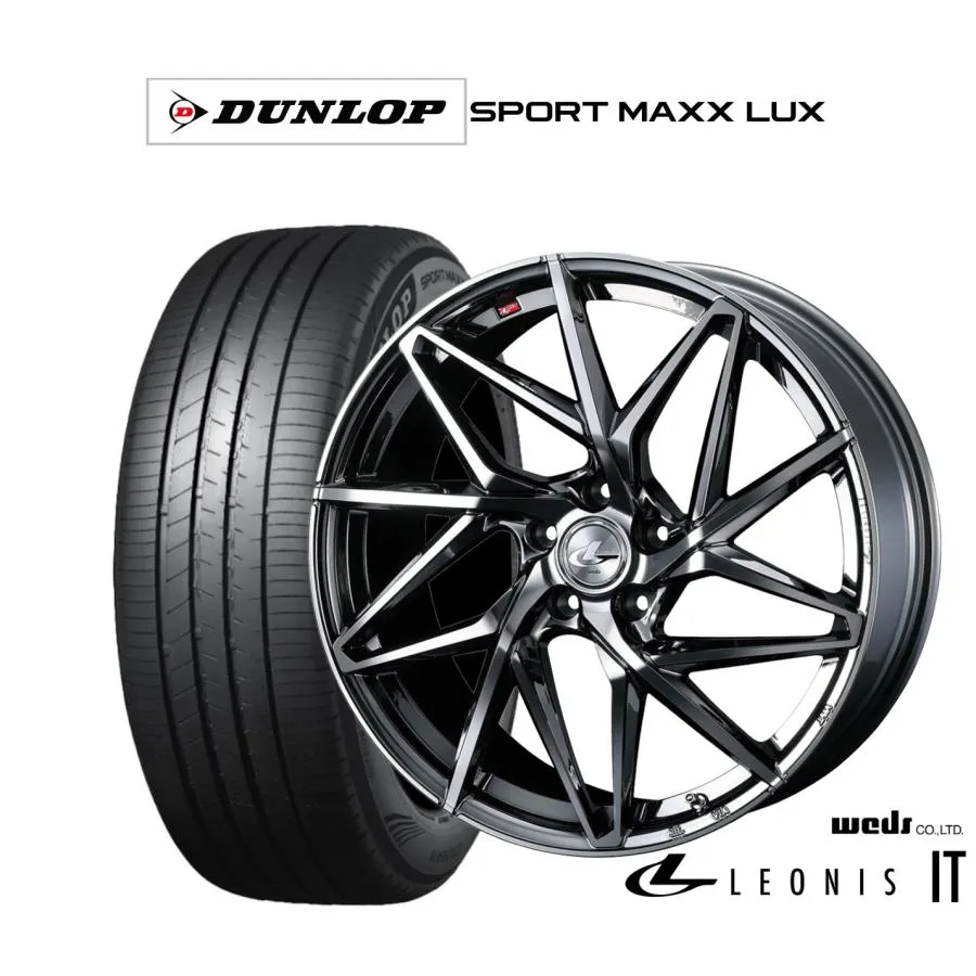 サマータイヤ ホイール4本セット ウェッズ レオニス IT ダンロップ SPORT MAXX LUX 255/55R18