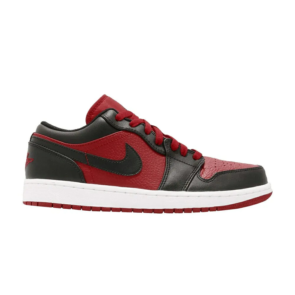 ナイキ 赤 レッド 黒色 ブラック 白色 ホワイト エアジョーダン GYM RED スニーカー メンズ AIR JORDAN AIR JORDAN 1 RETRO LOW / GYM RED BLACK WHITE