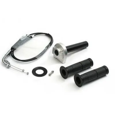 ACTIVE 車種別スロットルキット TYPE-1 巻取φ32/メッキ金具 シルバー GSX1300R(99-07) 1061271 バイク