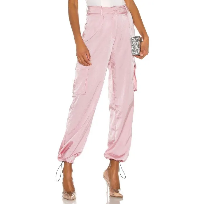 Superdown 【 Seleste Drawstring Jogger Pant Women Pink 】 ジョガーパンツ パンツ レディース pink ピンク