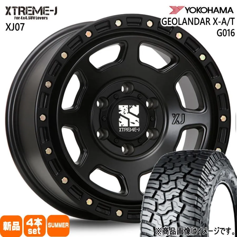 ランクル250 / ランクル300 ヨコハマ 265/65R18 122/119Q LT GEOLANDAR X-AT G016 夏用 サマータイヤ XTREME-J XJ07 18インチ