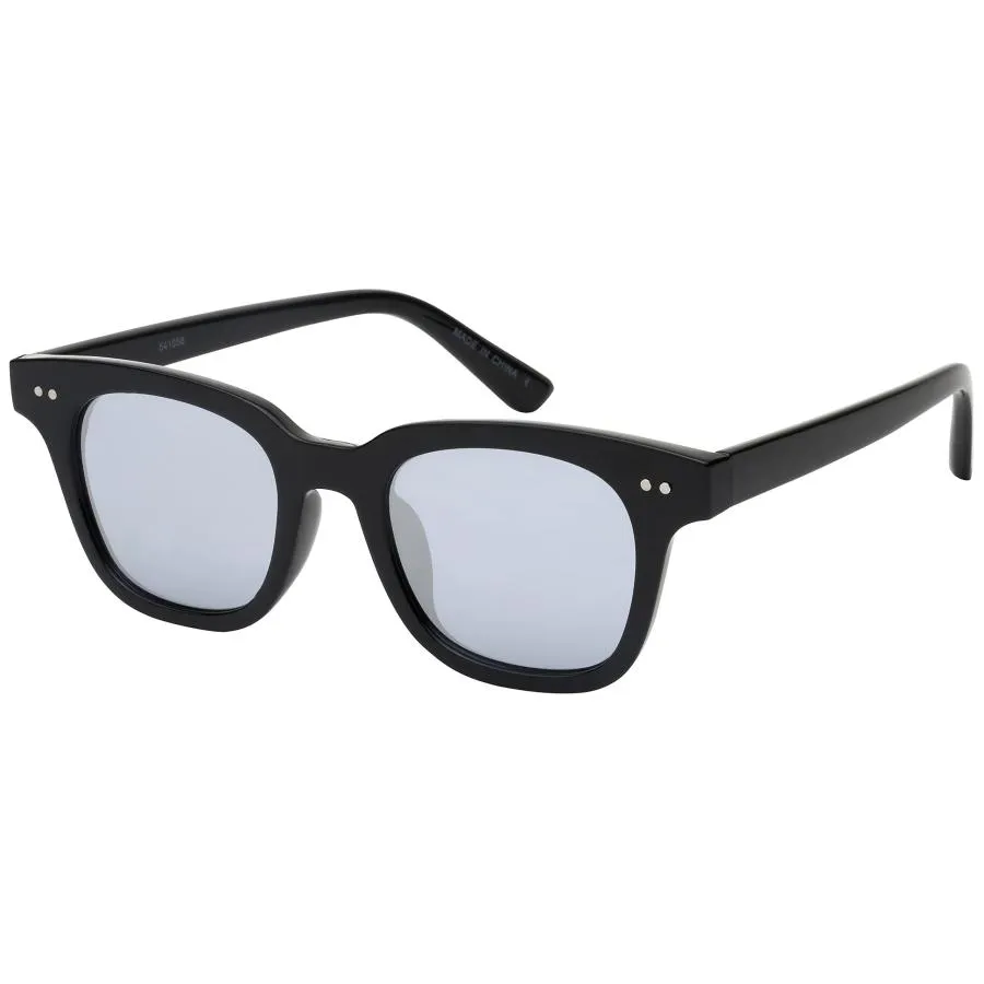 【並行輸入品】Edge I Wear Bold Horned Rim Sunglasses with Flat Color Mirror Le