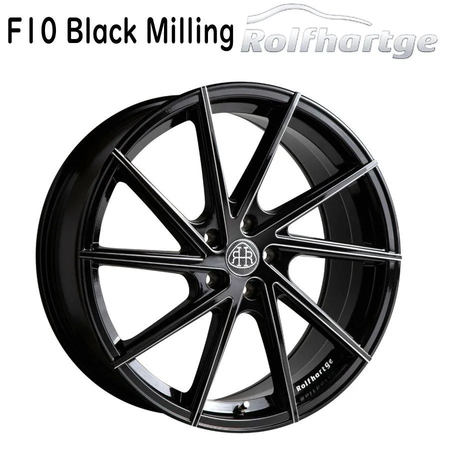 Rolfhartge F10 Black Milling ホイール 4本セット W223 Sクラス BENZ Sクラス 20インチ 8.5J 10.0J 1台分 ロルフハルトゲ ベンツ