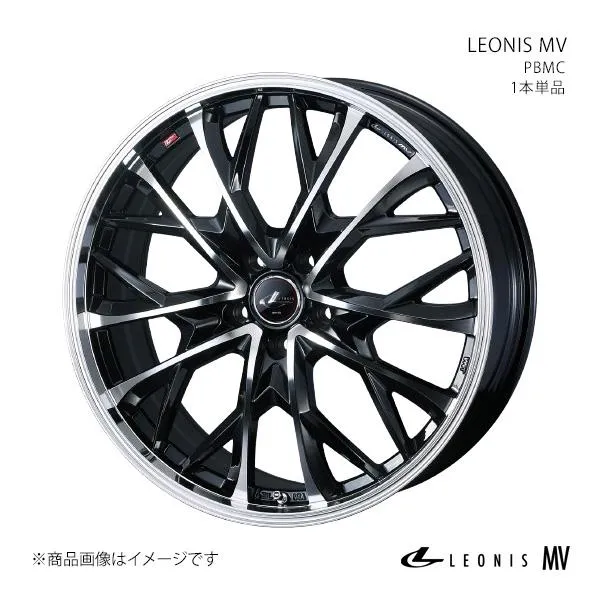 【20インチ 5H114.3 8.0J +45】ホイール1本単品 bZ4X M10系 LEONIS MV パールブラックミラー 0041741