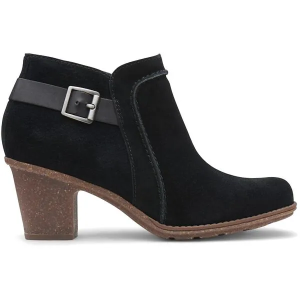 Clarks クラークス レディース スニーカー Clarks Sashlin Ester Black Suede (Women's) 【サイズ US_9(26.0cm)】