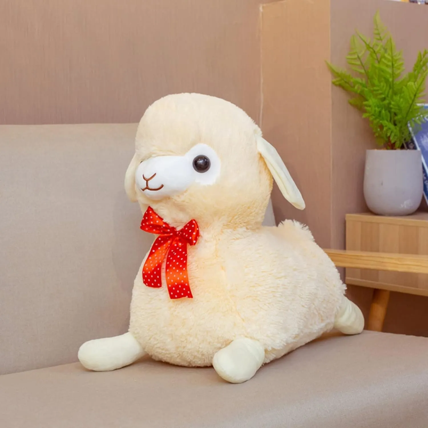 【25％OFFクーポン】リアル アルパカ ぬいぐるみ 可愛い 35*35cm 抱き枕 クッション かわいい アルパカ縫い包み プレゼント ギフト クリスマス 贈り物 誕生日 店飾り
