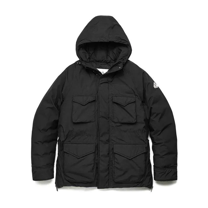 PYRENEX ピレネックス HMW002 BAZUS バズス ブラック メンズ ダウンジャケット ミリタリー フィールドジャケット 2024年秋冬 送料無料