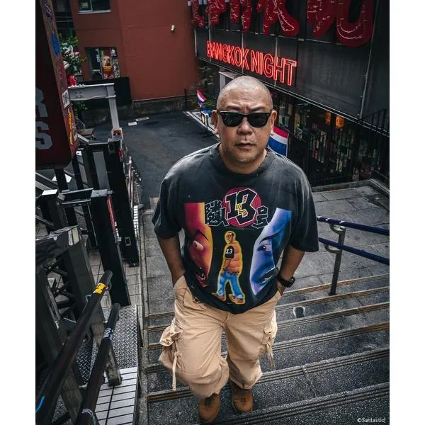 SAINT MICHAEL／セントマイケル／GS_SS TEE／隣人13号／BLACK
