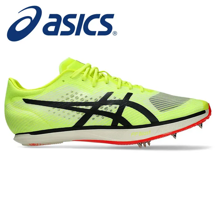 ★短距離用！オールウェザートラック専用★【 アシックス  asics 】【 シューズ 靴 】 陸上 スパイク ジェットスプリント 3 短距離 メンズ 靴幅 スタンダード アシックス 1093A222 (750) セーフティーイエロー [ten][250130][amz] 父の日