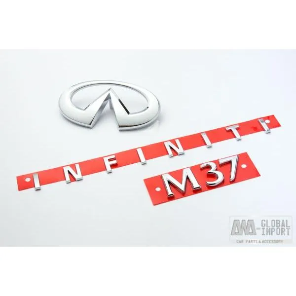 US INFINITI M37 エンブレムセット リア3点 フーガY51前期
