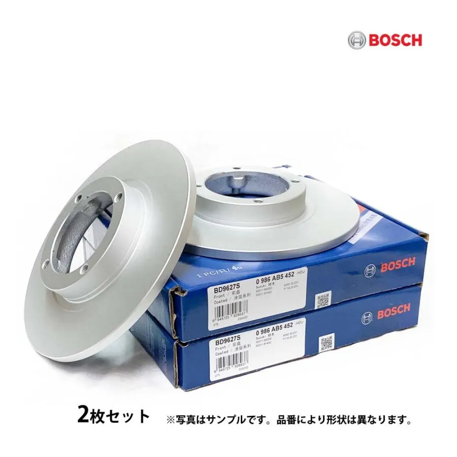 デリカ フロント ローター PD8W 新品  事前に要適合確認問合せ 塗装済 ボッシュ製