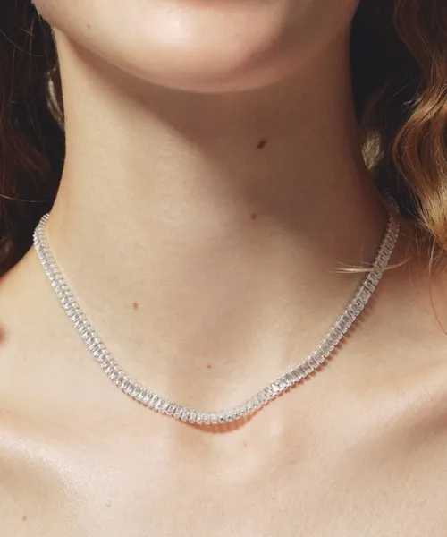 ネックレス 「les bonbon」princess baguette necklace/プリンセス バケット ネックレス レディース