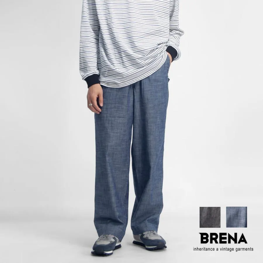 ブレナ BRENA ヴィンテージフレンチシャンブレー コックパンツ 日本製 メンズ