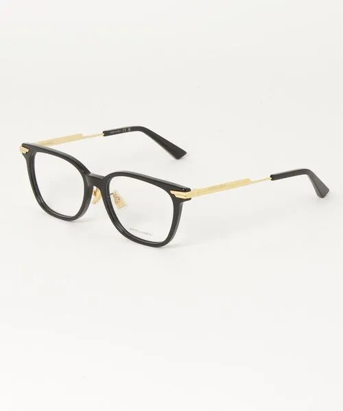 伊達メガネ メガネ 眼鏡 「BOTTEGA VENETA/ボッテガヴェネタ 」スクエア メガネ BV1338OJ 001 レディース メンズ