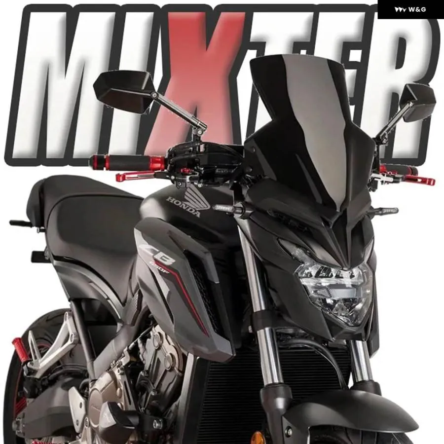 並行輸入品バイク ツーリングスポーツバイザーバイザーウィンドスクリーン風防デフレクター ホンダ CB650F 2014-2020 CB650 F CB650-F 16 17 18 19