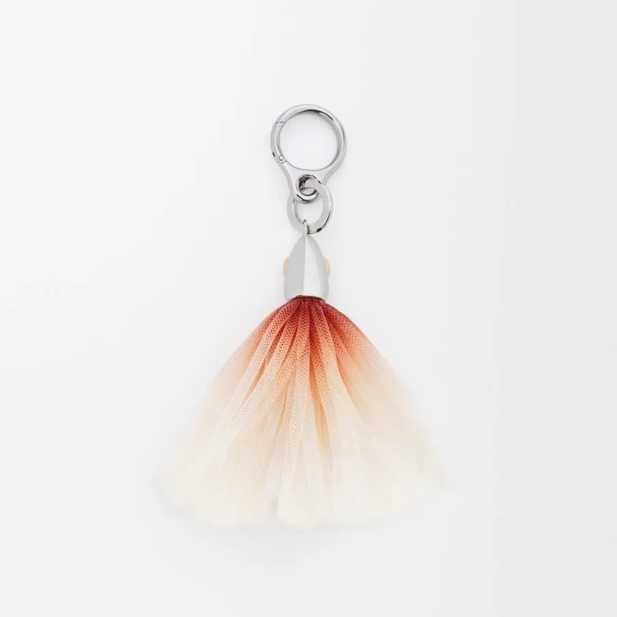 ロエベ LOEWE 2026春夏レディース フィッシングルアー チャーム【シルバー/オレンジ 】【送料無料】【正規品】