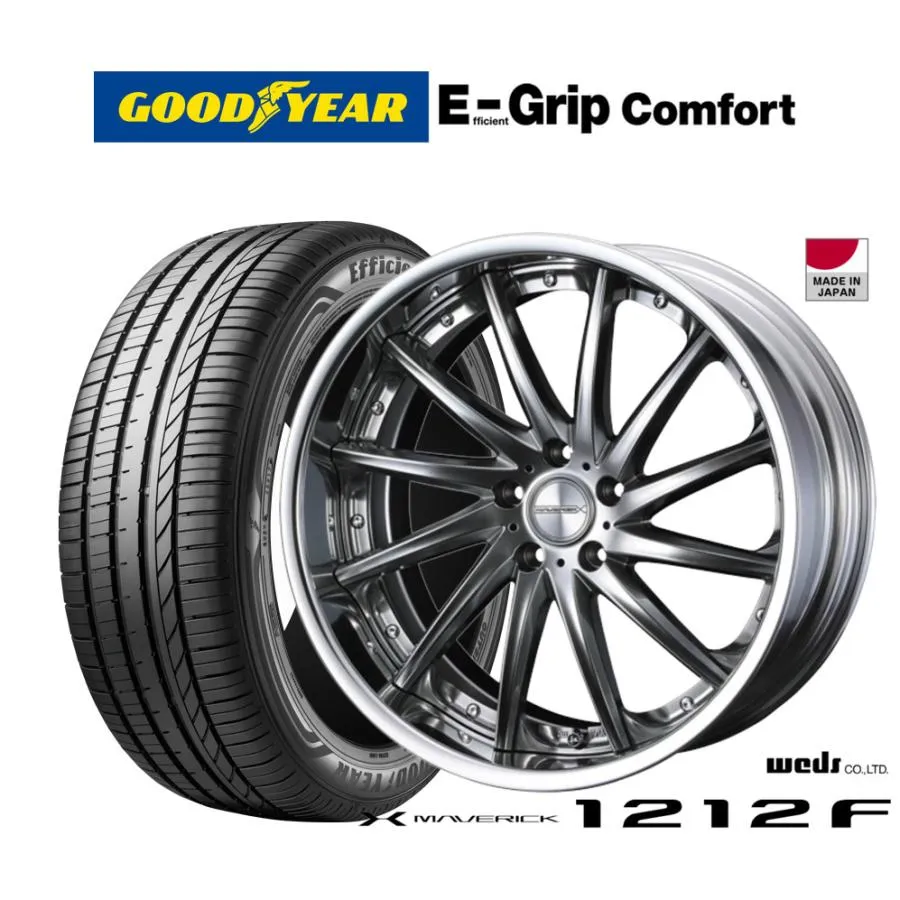 サマータイヤ ホイール4本セット ウェッズ マーベリック 1212F グッドイヤー エフィシエント グリップ コンフォート 245/40R19