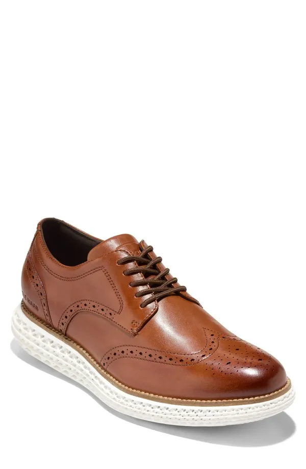 コールハーン メンズ シューズ オックスフォード ウィングチップ Cole Haan Original Grand 2.0 Wingtip Oxford British Tan タン