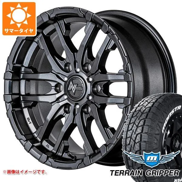 ハイラックスサーフ215系用 サマータイヤ モンスタ テレーングリッパー 265/65R17 116T XL ホワイトレター ナイトロパワー M26 クロスファング 8.0-17