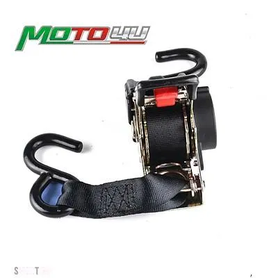互換品 自動格納式汎用 持ち運び簡単ラチェットタイダウンスタープ S フックカムストラップ