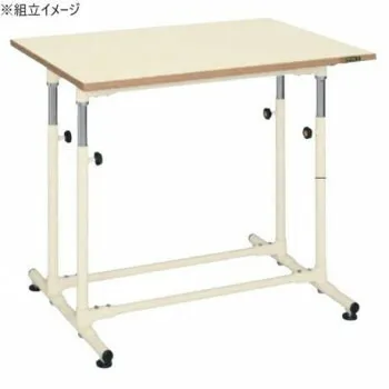 サカエ 軽量セルワーク作業台固定式 ポリエステル天板 900×600×645mm アイボリー CL-9060WPIA【送料無料】