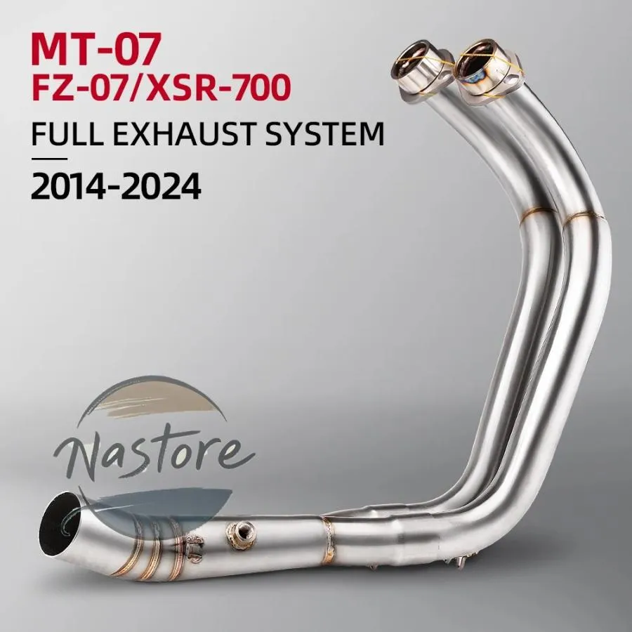 並行輸入品 mt07 ヤマハ バイク リップ マフラー フロント fz07 排気システムエスケープスオン51mmパイプリンク51mm カスタムパーツ 部品 アクセサリー