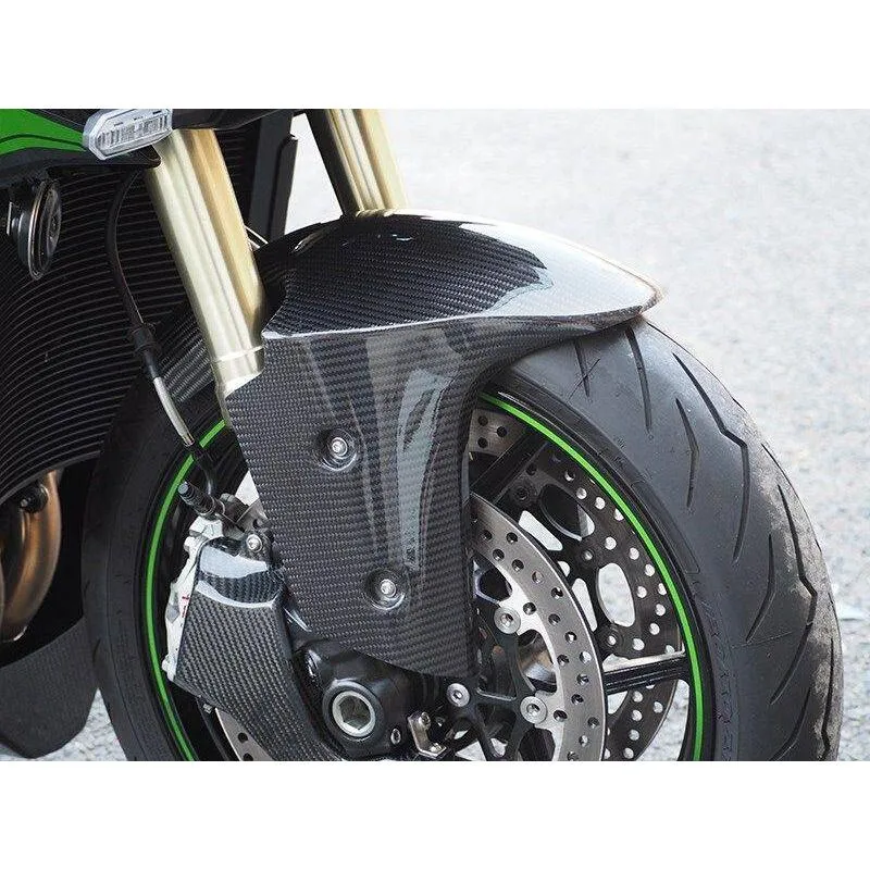 Magical Racing マジカルレーシング フロントフェンダー タイプ：綾織カーボン製 / MagiVeilセラミックコーティング：なし ZH2 KAWASAKI カワサキ 外装
