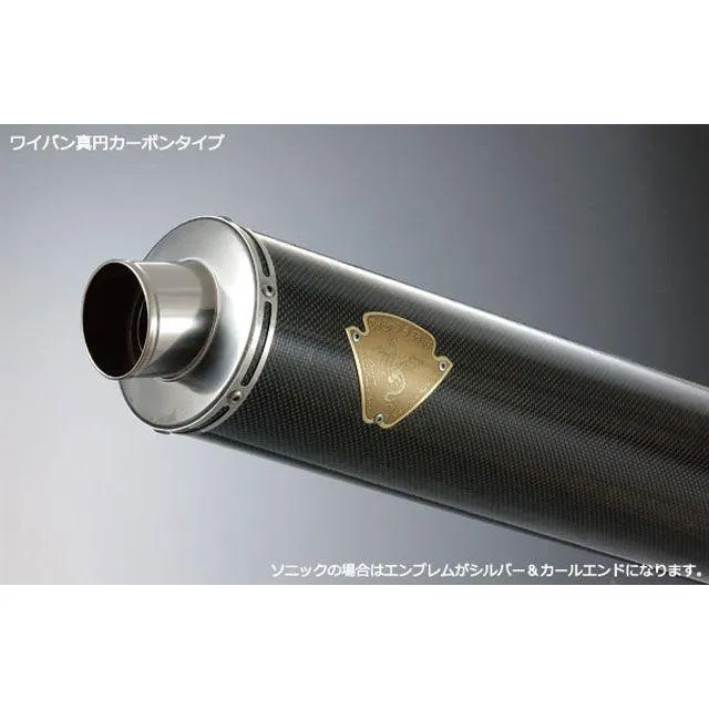 R’s GEAR GSX1300R HAYABUSA マフラー本体 ワイバン シングルタイプ サイレンサー カーボン アールズギア