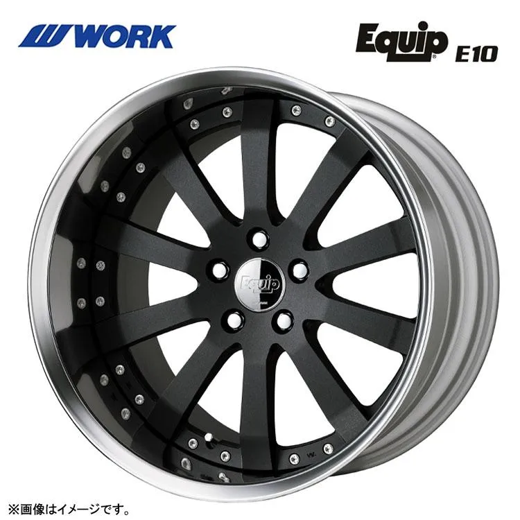 19インチ 5H114.3 8J 8J+11 5穴 ホイール 【4本セット 新品】  EQUIP E10 BIG CALIPER Ldisk 送料無料 ワーク