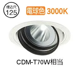 大光電機 ユニバーサルダウンライト 電源別売 LZD93636YWN 工事必要