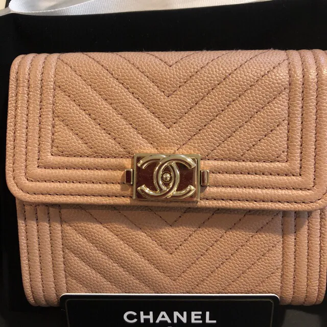 ななママ様専用 ほぼ新品 CHANEL ボーイシャネル 折りたたみウォレット