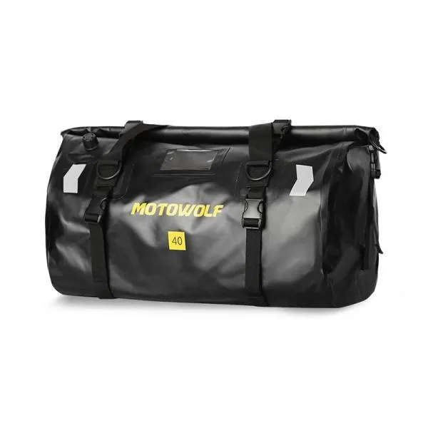 並行輸入品 バイク用防水バックパック 40Lバイク用シートバッグ ツーリング スクーター スポーツ キャリア 新コレクション