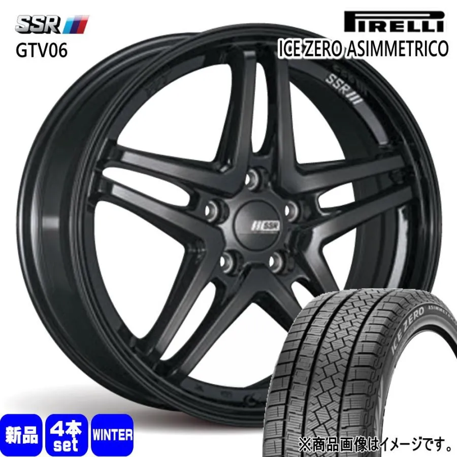 225/45R18 95H XL  ピレリ ICE ZERO ASIMMETRICO 冬用 スタッドレスタイヤ GTV06 クラウン