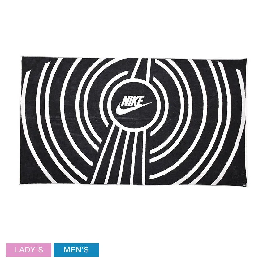 ナイキ タオル メンズ レディース OVERSIZED BEACH TOWEL NIKE N1011124 ブラック 黒 ホワイト 白 スポーツ ジム トレーニング 爆買