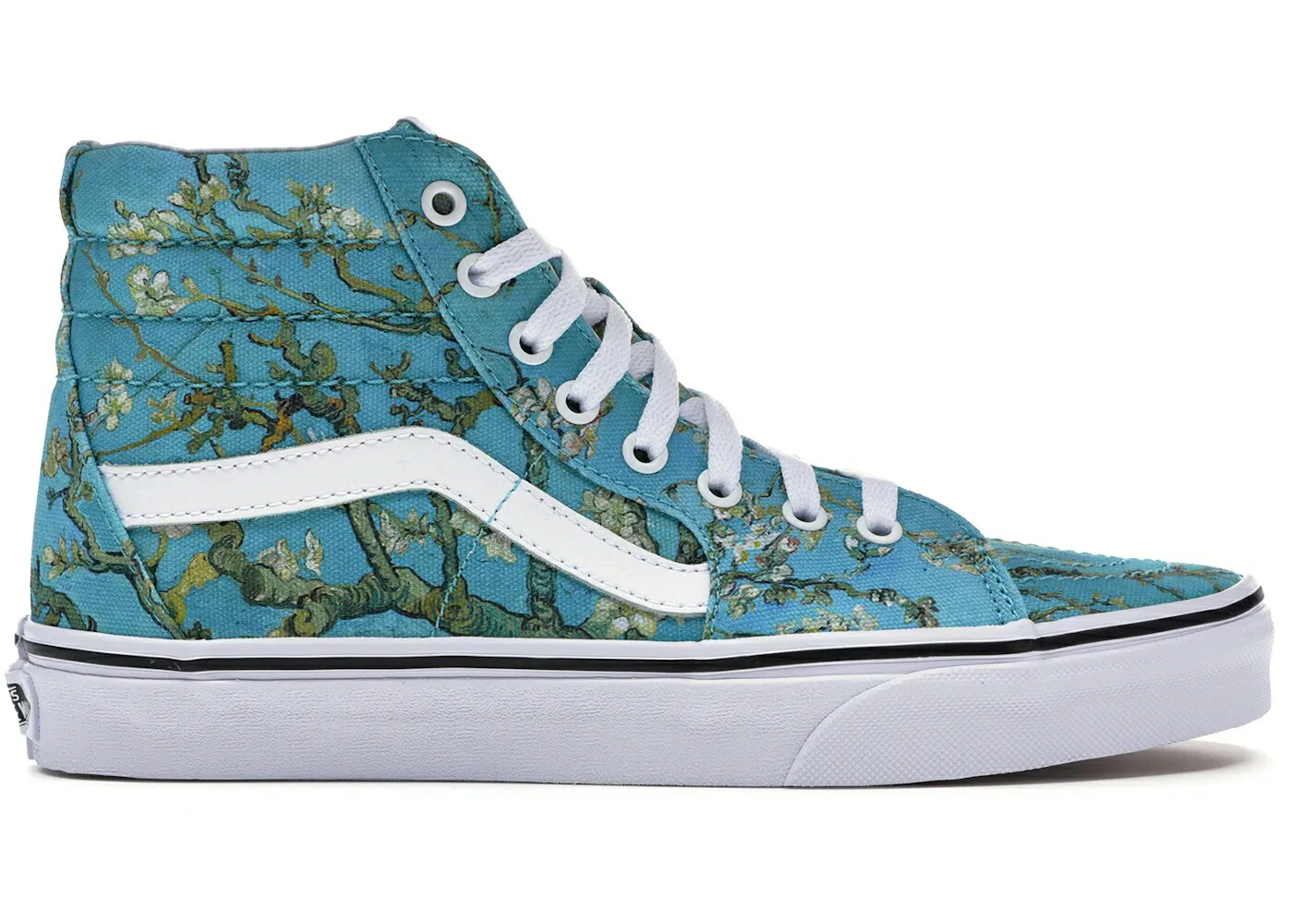 ヴァンズ バンズ スケートハイ 白色 ホワイト スニーカー ユニセックス VANS SK8-HI VAN GOGH ALMOND BLOSSOM / ALMOND BLOSSOM TRUE WHITE メンズ