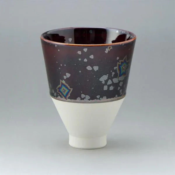 熊谷聡商店 YUNOMI 1 KMG-150「KOROMO(赤耀虹彩)」京焼くまがい メーカー直送品※他ブランド商品と併売不可※(代引不可)