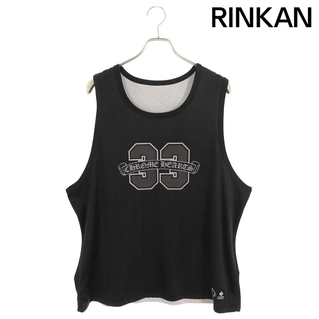 クロムハーツ  MESH WARM UP JERSEY リバーシブルCHロゴプリントメッシュタンクトップ メンズ XL