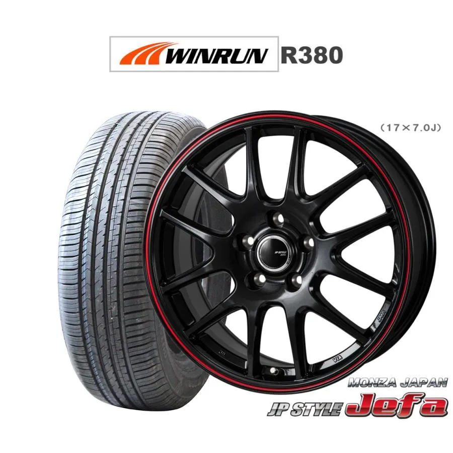 サマータイヤ ホイール4本セット モンツァ JP STYLE JEFA(ジェファ) WINRUN ウインラン R380 195/65R15