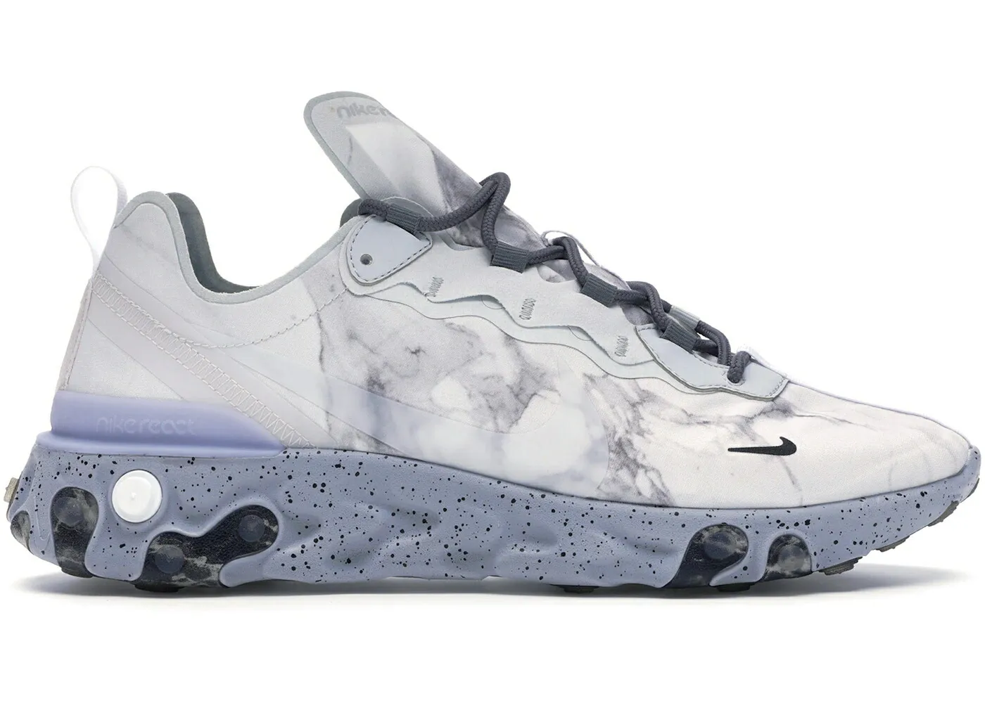 ナイキ リアクト エレメント 白色 ホワイト 黒色 ブラック スニーカー メンズ NIKE REACT ELEMENT 55 KENDRICK LAMAR / ANTHRACITE WHITE BLACK