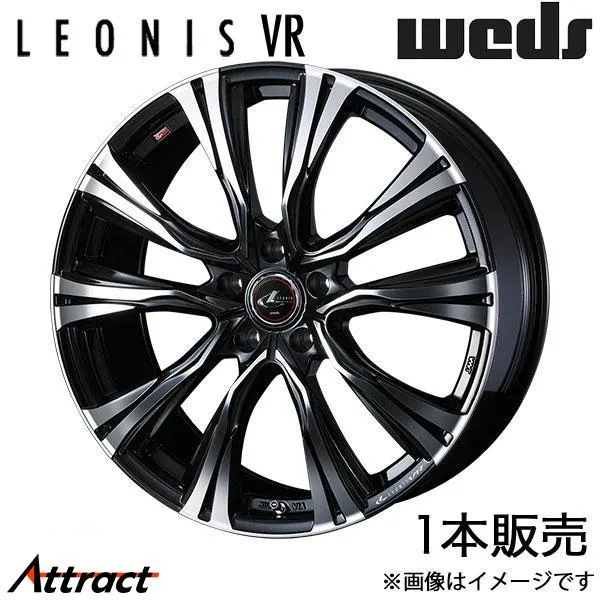 レオニスVR インプレッサスポーツ GT系 17インチ アルミホイール 1本 パールブラック/ミラーカット 0041253 WEDS LEONIS VR
