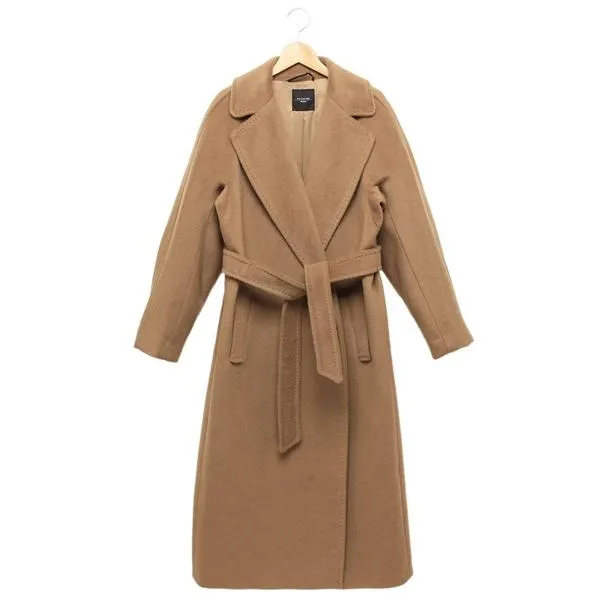 マックスマーラ 4523156 コート ウィークエンド テンペラ ウール アルパカ ロングコート ブラウン レディース Max Mara 2525016082600 026