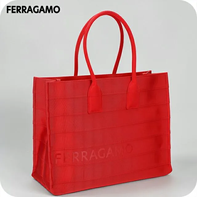 フェラガモ トートバッグ レディース ブランド Ferragamo ITALY 213985 FLARD レッド