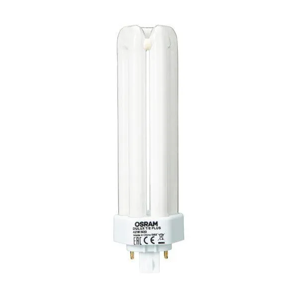 （まとめ） オスラムコンパクト形蛍光ランプ 42W形 電球色 DULUX T／E PLUS 42W／830 1個 〔×3セット〕