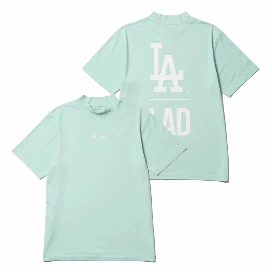 MLB ドジャース Tシャツ ミッドネック T-Shirt ニューエラ/New Era ビーチブルー【nejp】