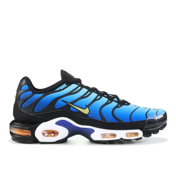ナイキ Nike 【 Air Max Plus Hyper Blue 2018 Men Black/Chamois-Sky Blue-Hyper Blue 】 マックス メンズ 黒色 ブラック 青色 ブルー