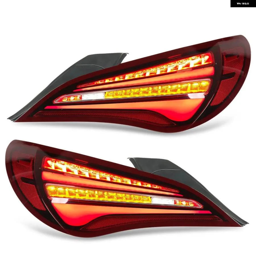 並行輸入品 アップグレード フェイスリフト 一体型 LED テールライト CLA C117 クーペ X117 CLA45 AMG ハロゲン 2014 2015 2016