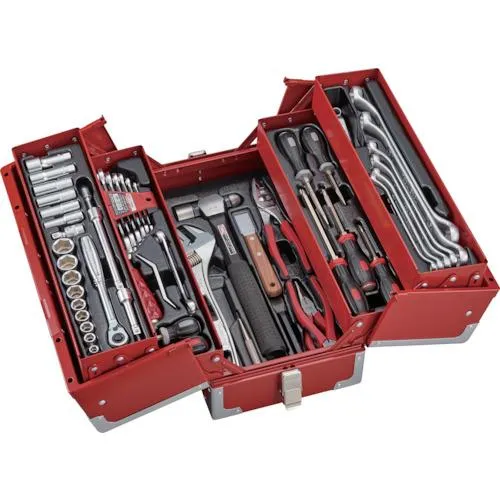 TONE 整備用工具セット TSA3331 ツールセット(オートメカニック用) レッド 61点セット
